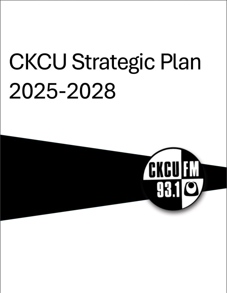 The cover to CKCU's strategic Plan